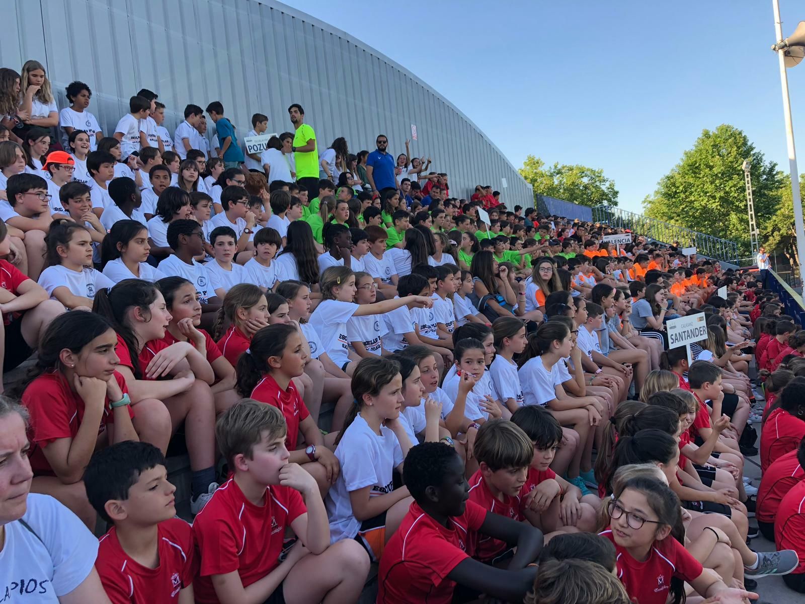 Estudiantes en las IV Olimpiadas de Escolapios Betania