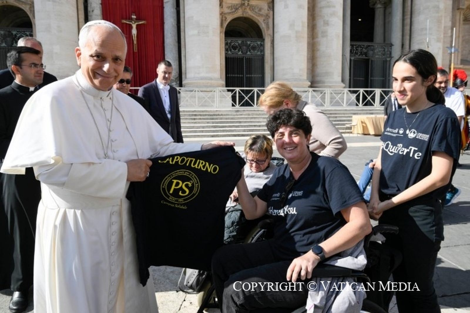 El Papa, con participantes en el Jubileo del Mundo Educativo
