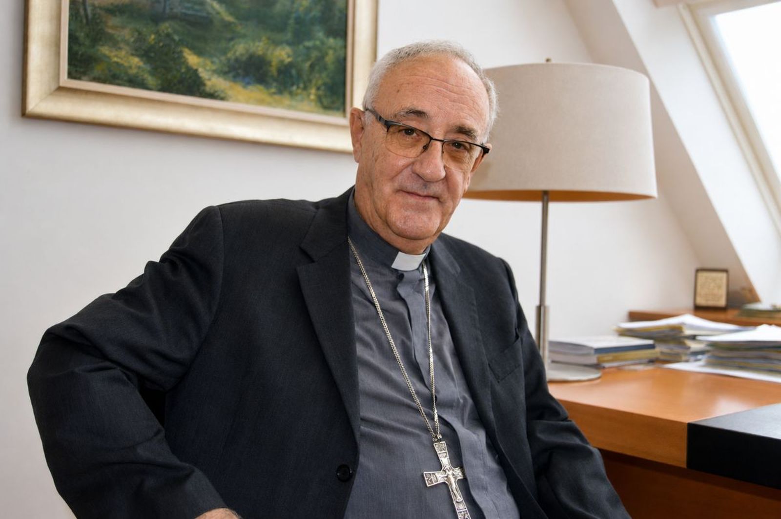 Salvador Cristau, durante la entrevista.