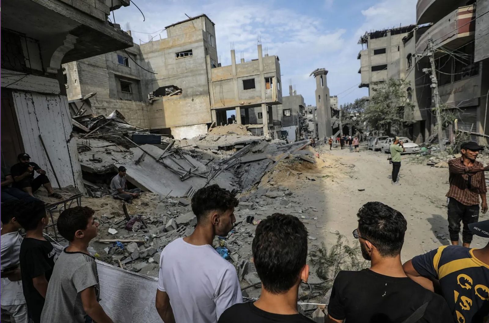 La huella de los bombardeos en Gaza