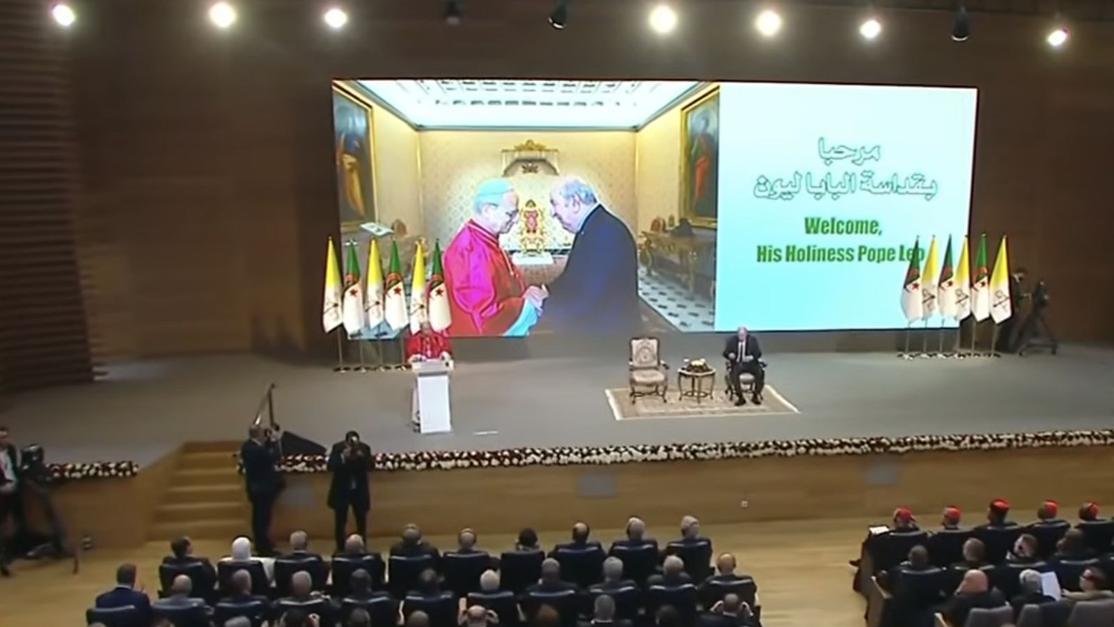 El Papa, en su discurso