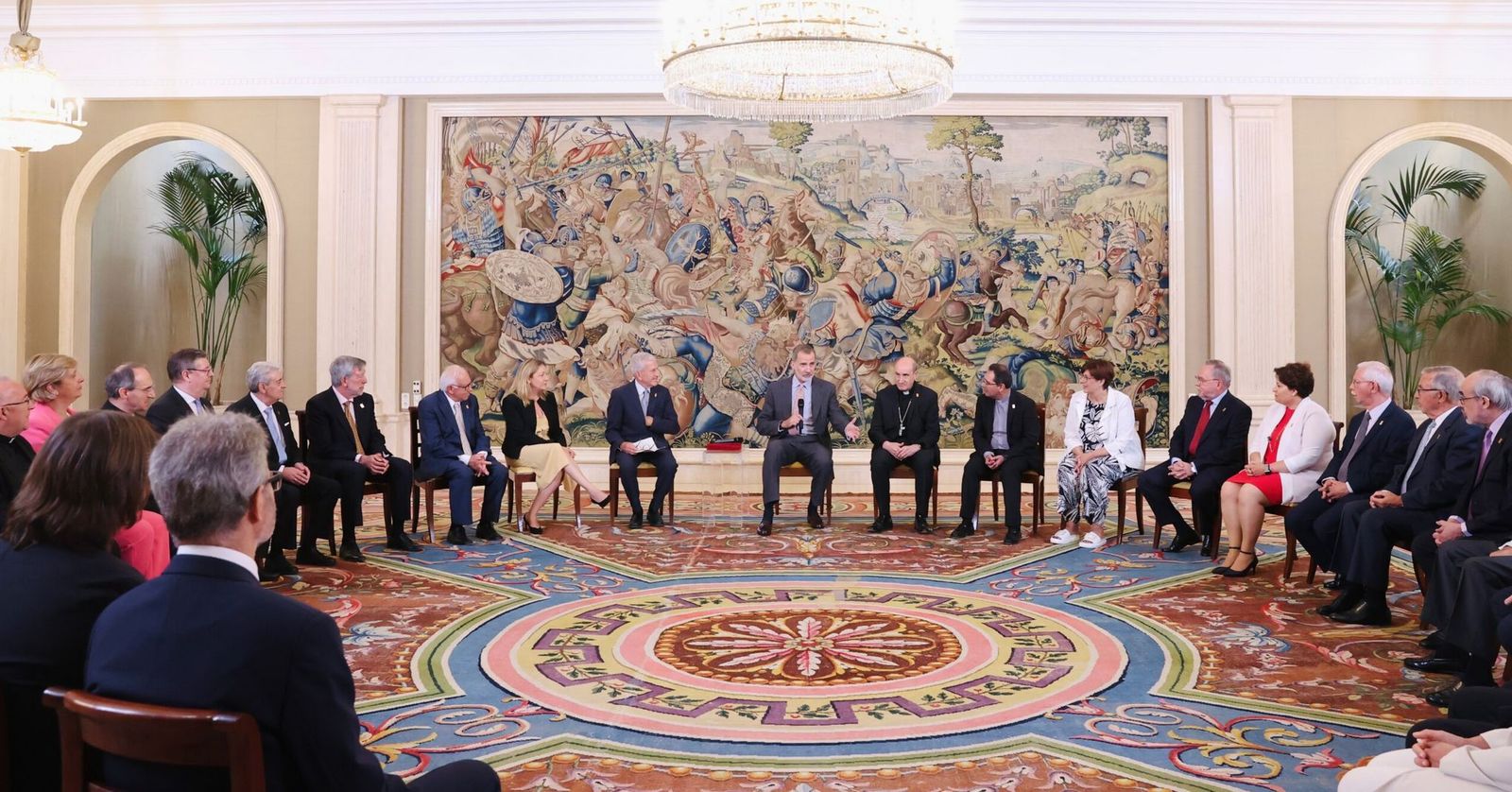 El Rey recibió al Consejo General de Cáritas española