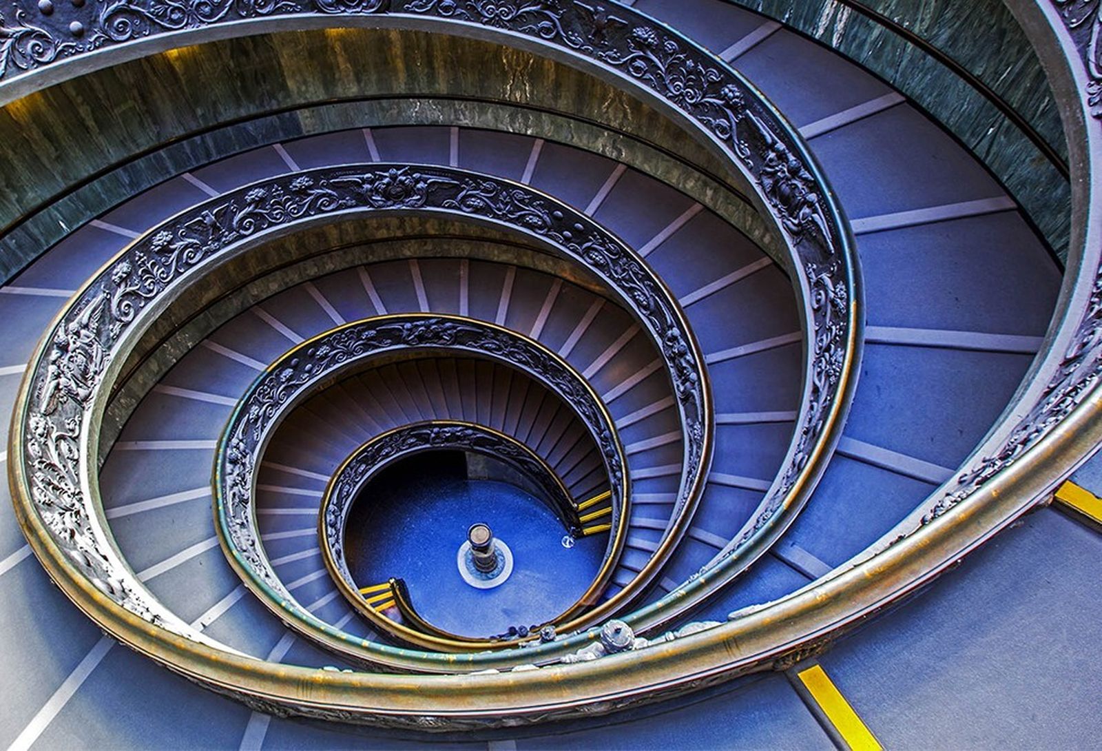 Escalera de Bramante. Museo Vaticano
