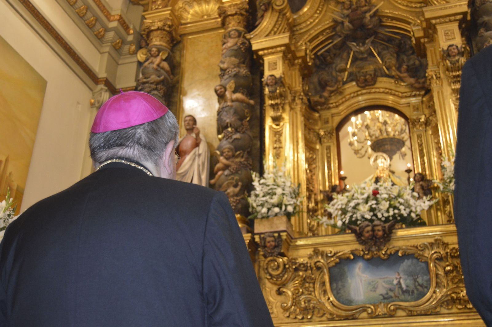 El nuncio, ante la patrona de Reus.