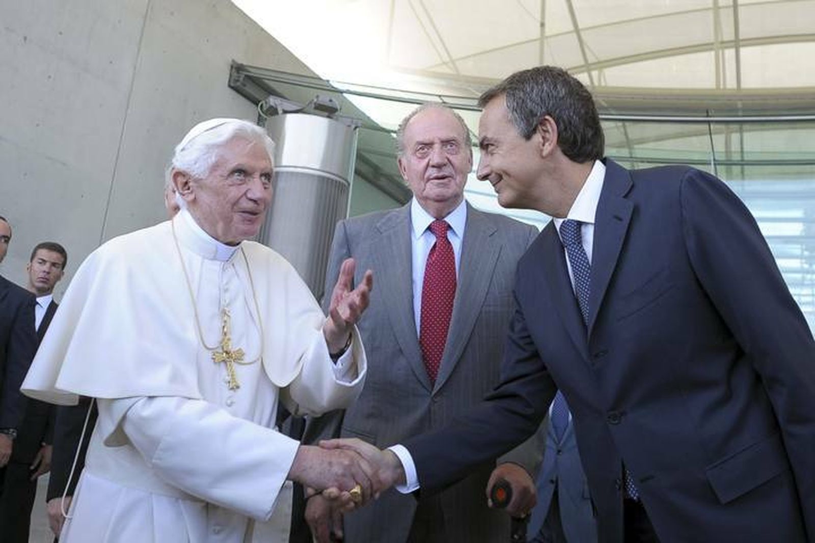 El Papa y Zapatero