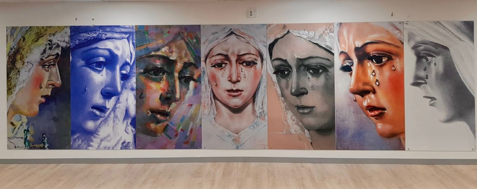 El polémico mural en La Macarena