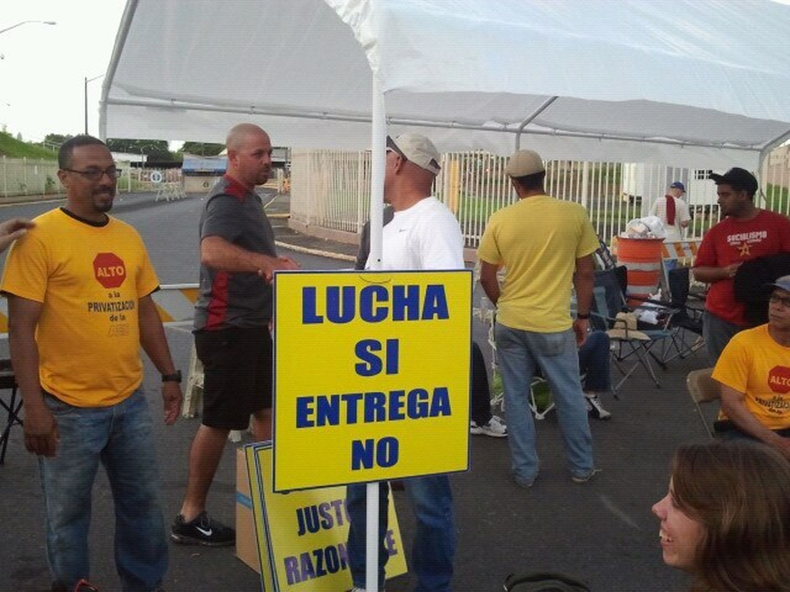 UTIER en lucha. Puerto Rico