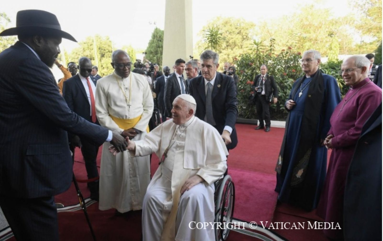 Francisco, rotundo en Sudán del Sur: "Basta de destrucción, es la hora de la construcción"