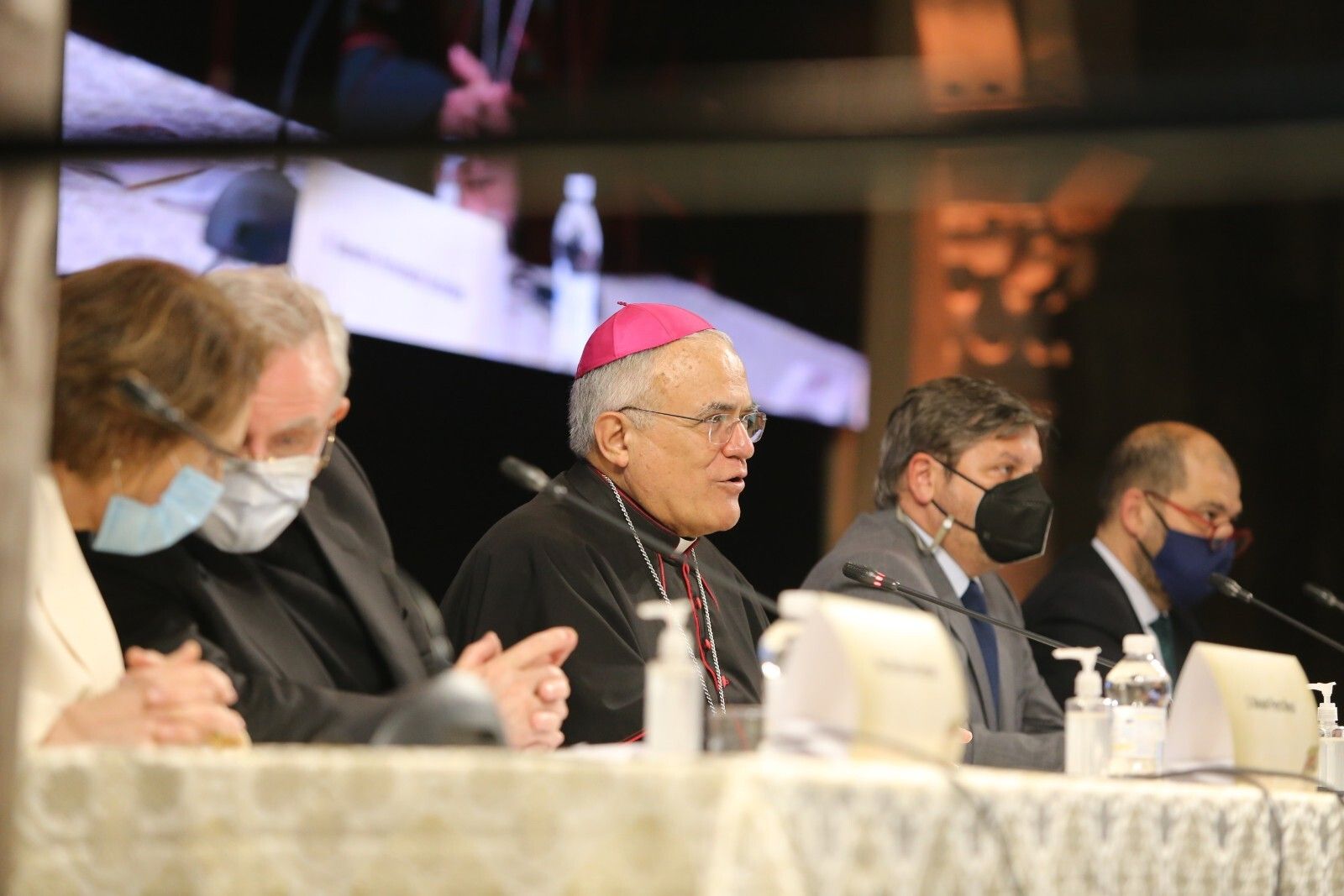 Demetrio Fernández, durante la inauguración del simposio