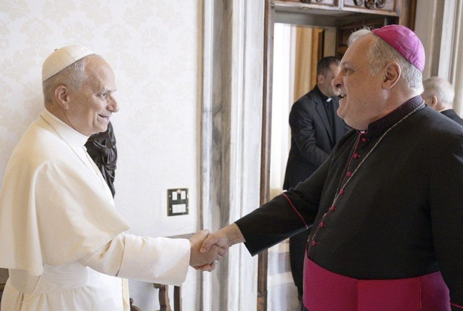 Audiencia de León XIV con Marcelo Colombo