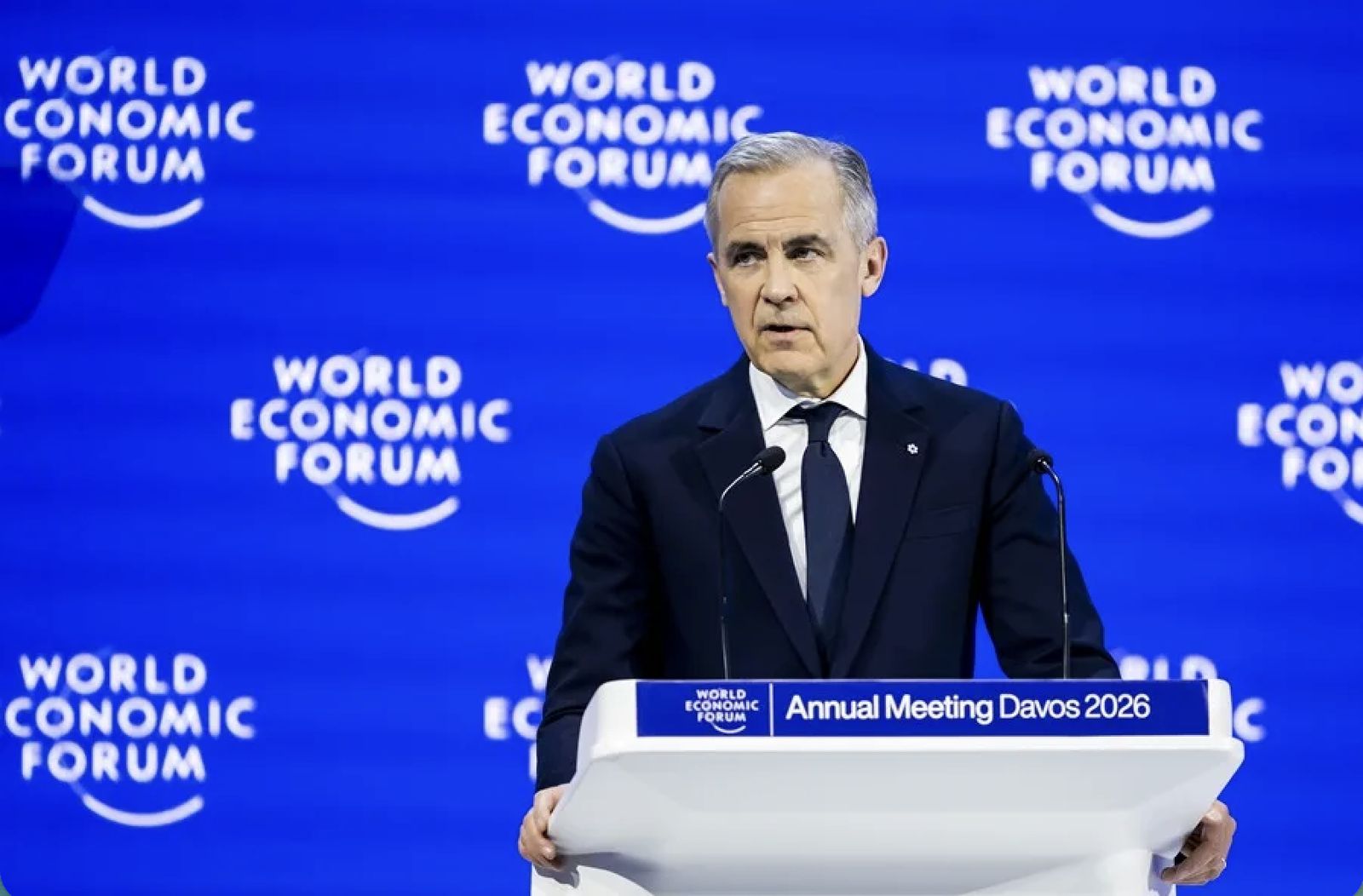 Mark Carney, en Davos