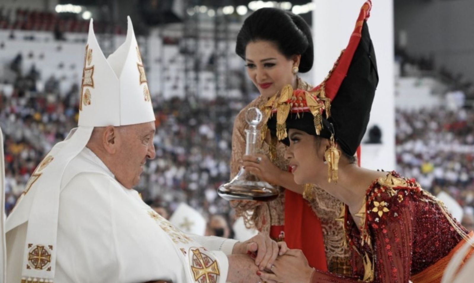 Francisco, durante la misa de hoy