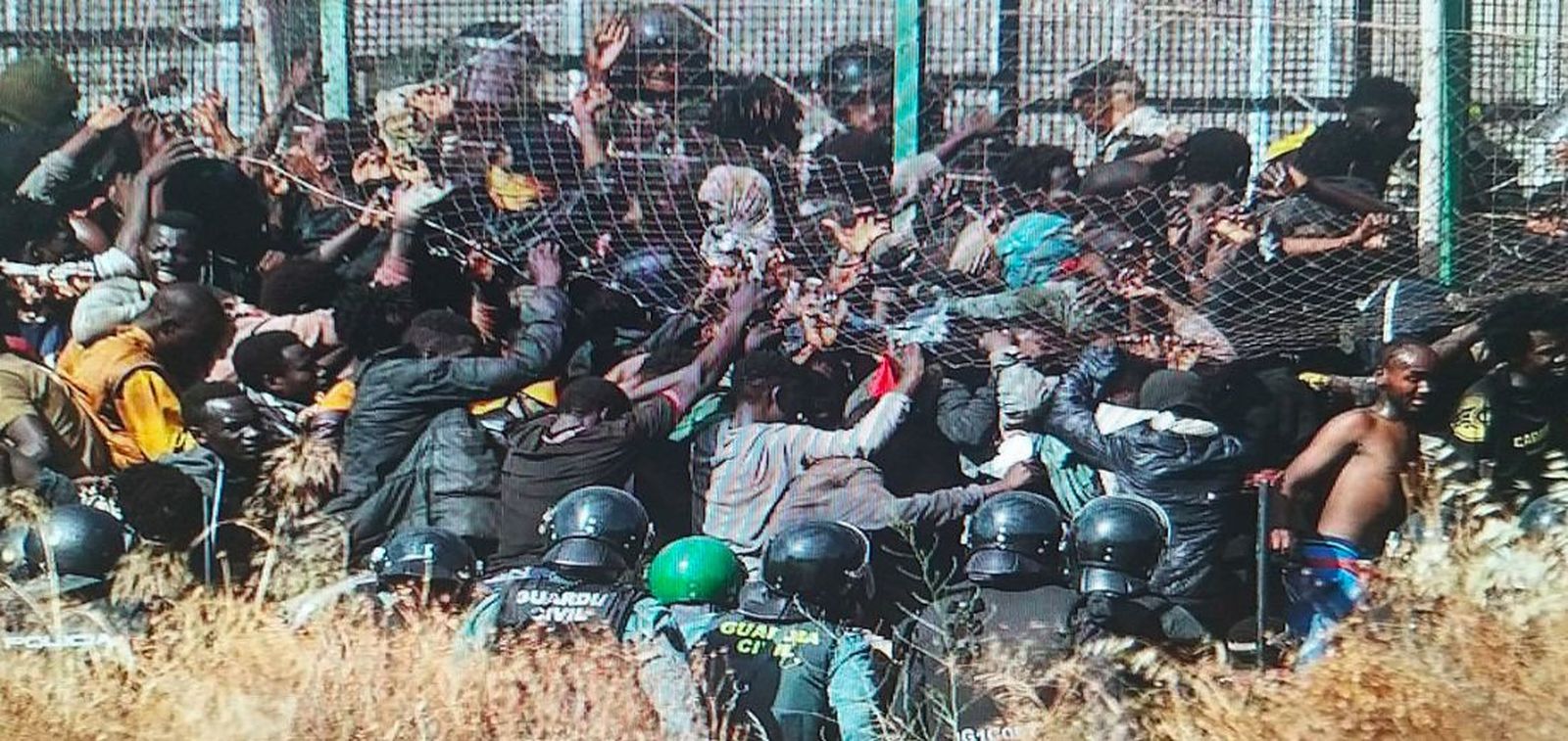 Último salto a la valla de Melilla