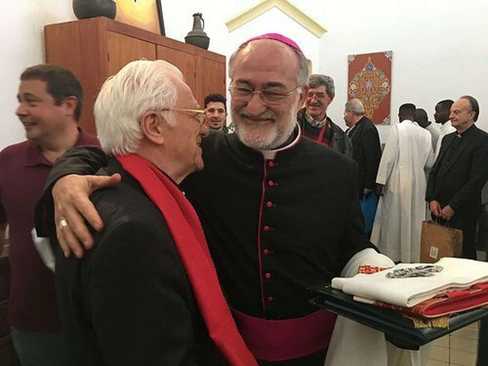 Cristobal y el padre Angel