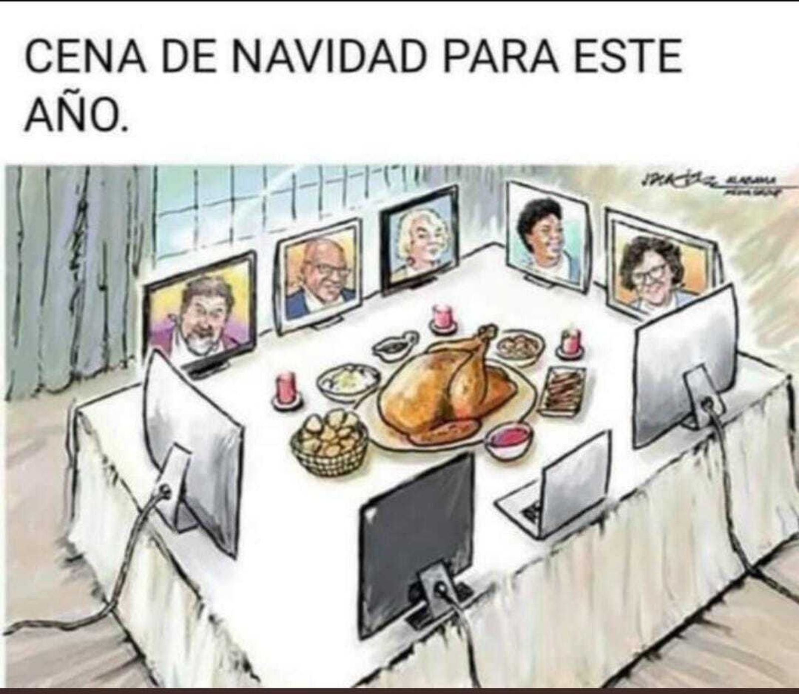 Cena de coroNAvidad