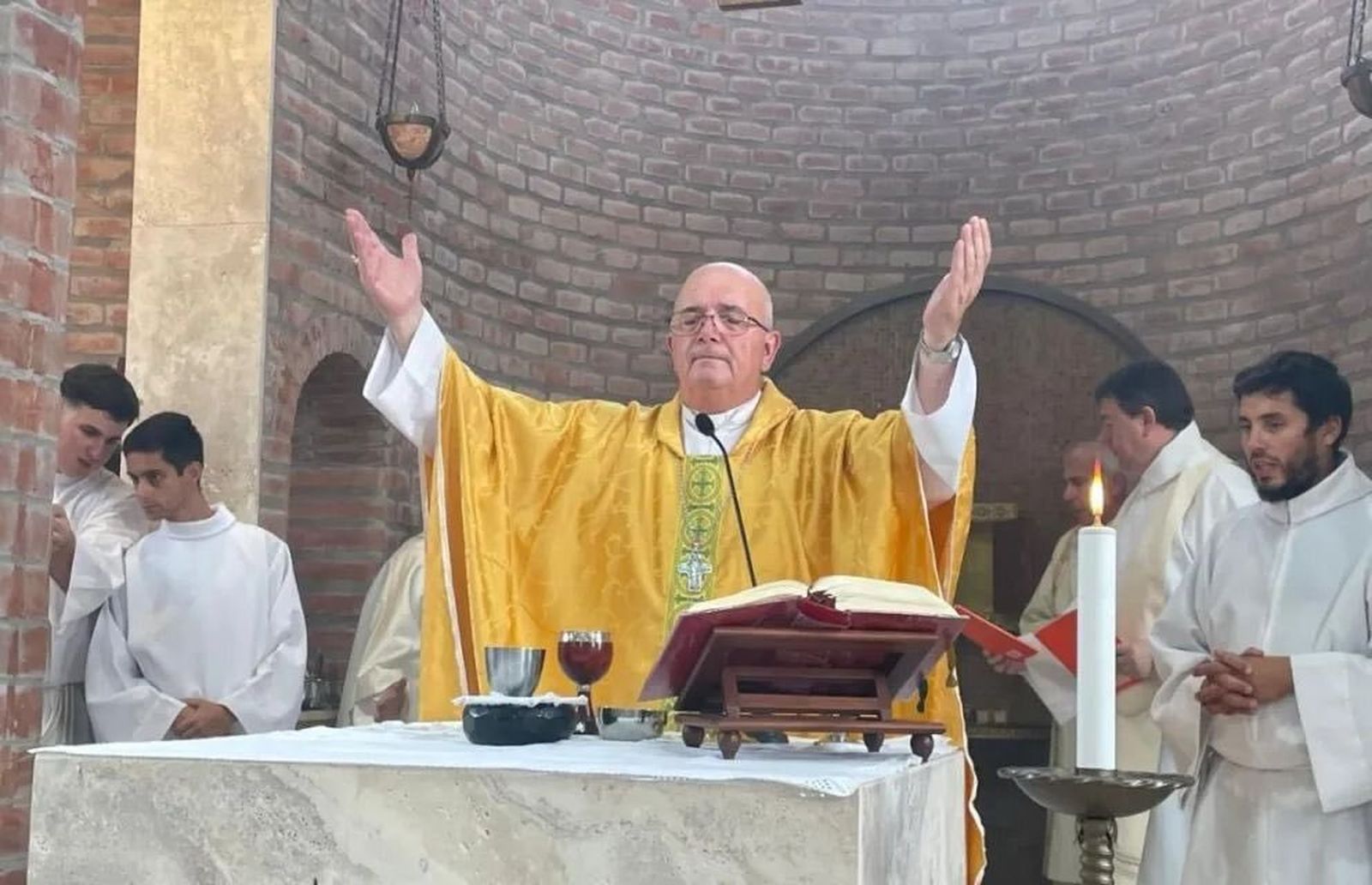 Ernesto Giobando asumió como obispo de Mar del Plata