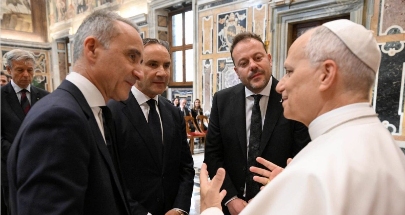 El Papa con los participantes de la OSCE