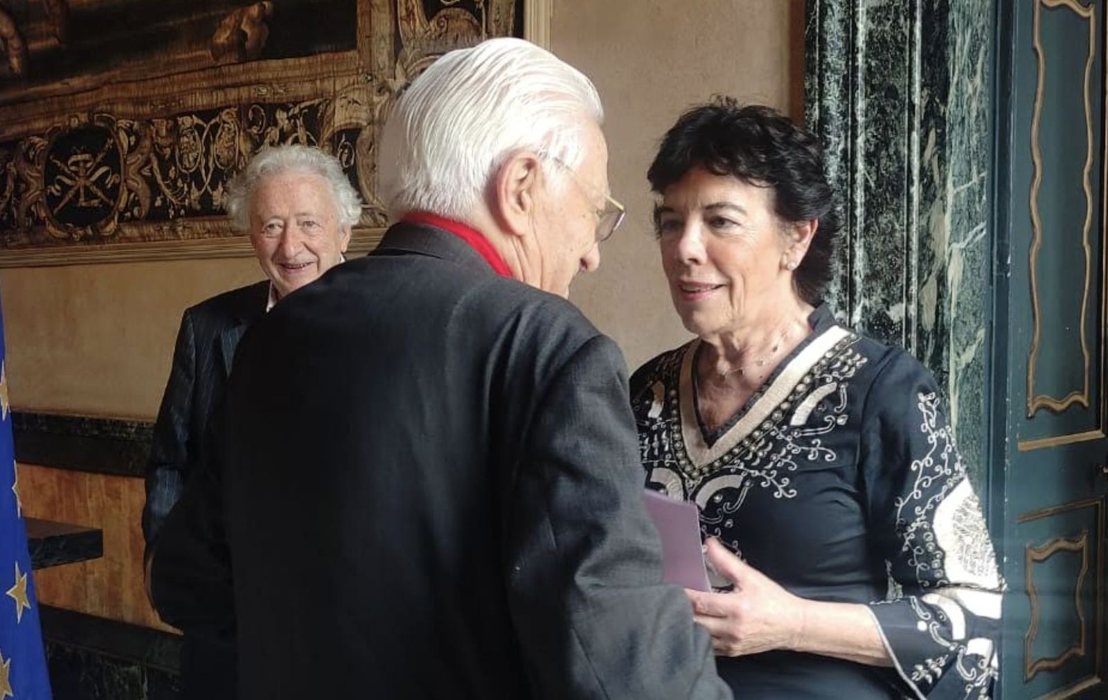 Padre Ángel e Isabel Celáa