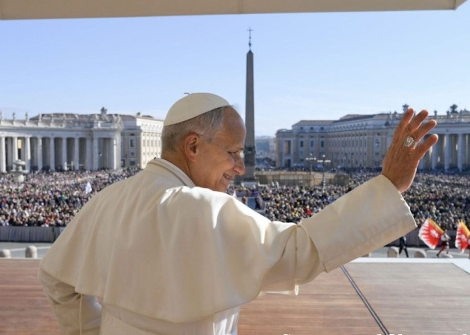 León XIV, en una audiencia