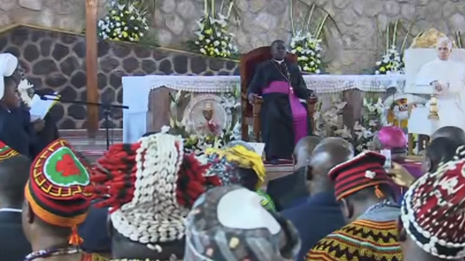 Religiosas cameruneses, con el Papa