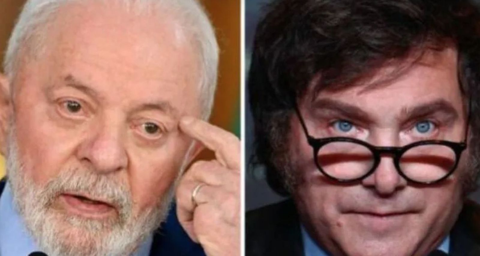 Lula da Silva y Javier MIlei