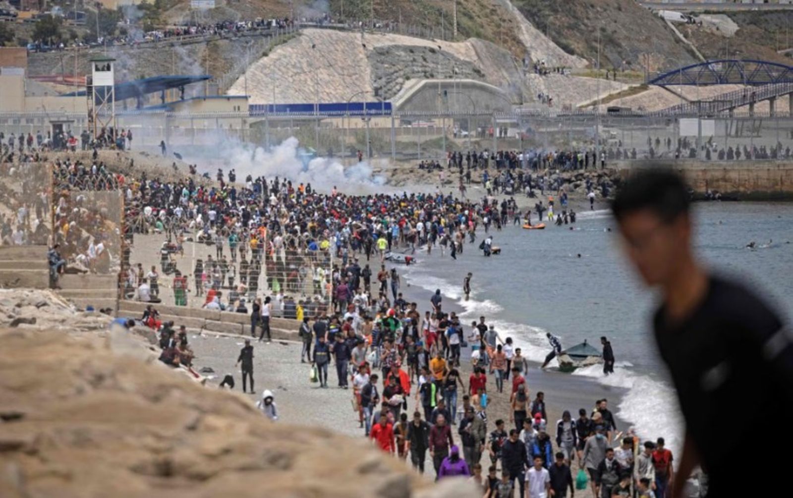 llegada masiva de inmigrantes a Ceuta