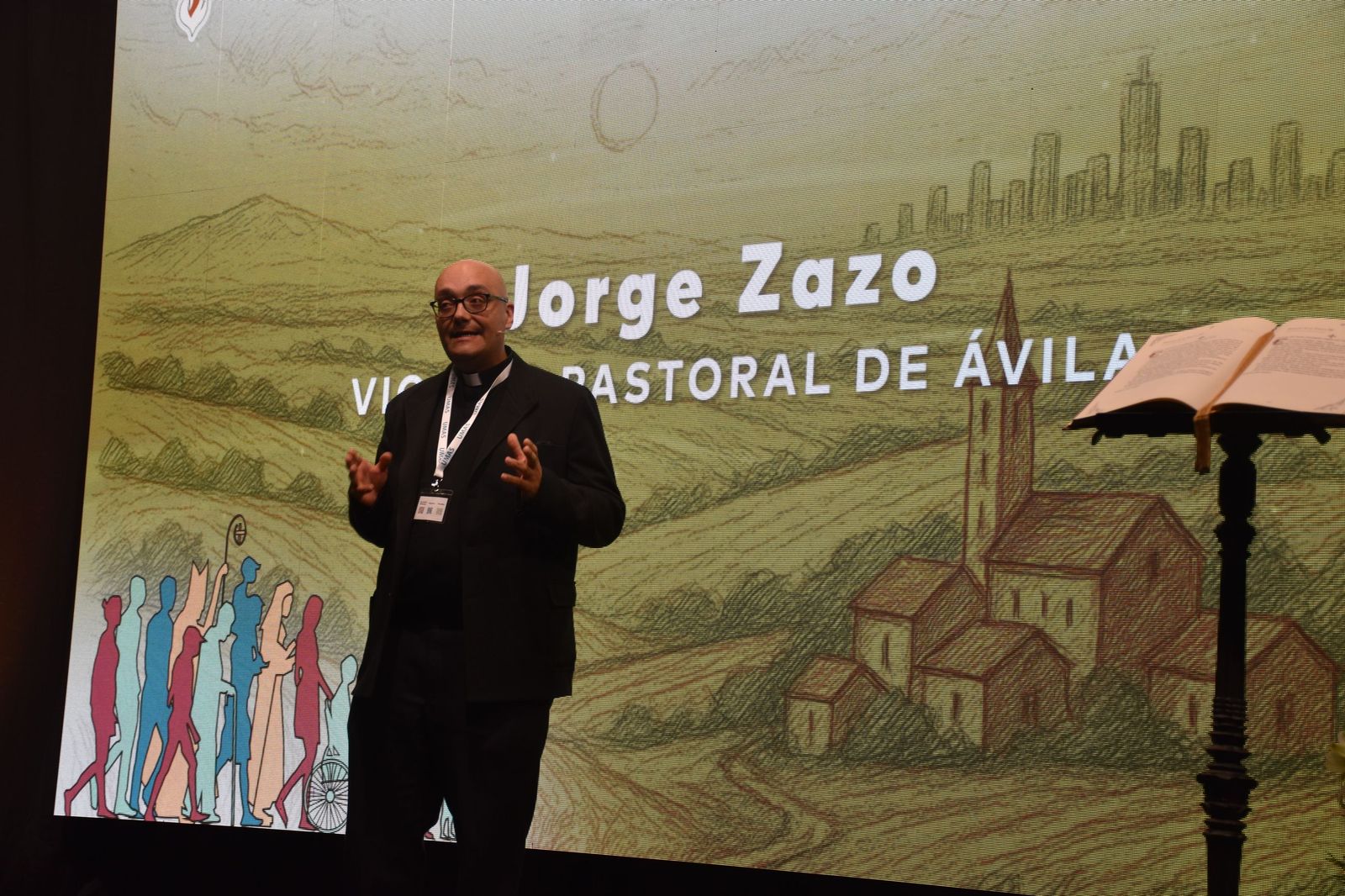 Jorge Zazo, durante la Asamblea