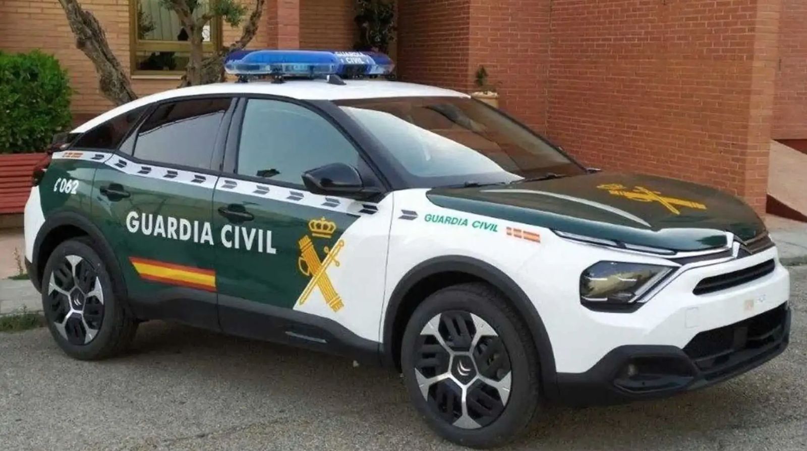 Vehículo de la Guardia Civil