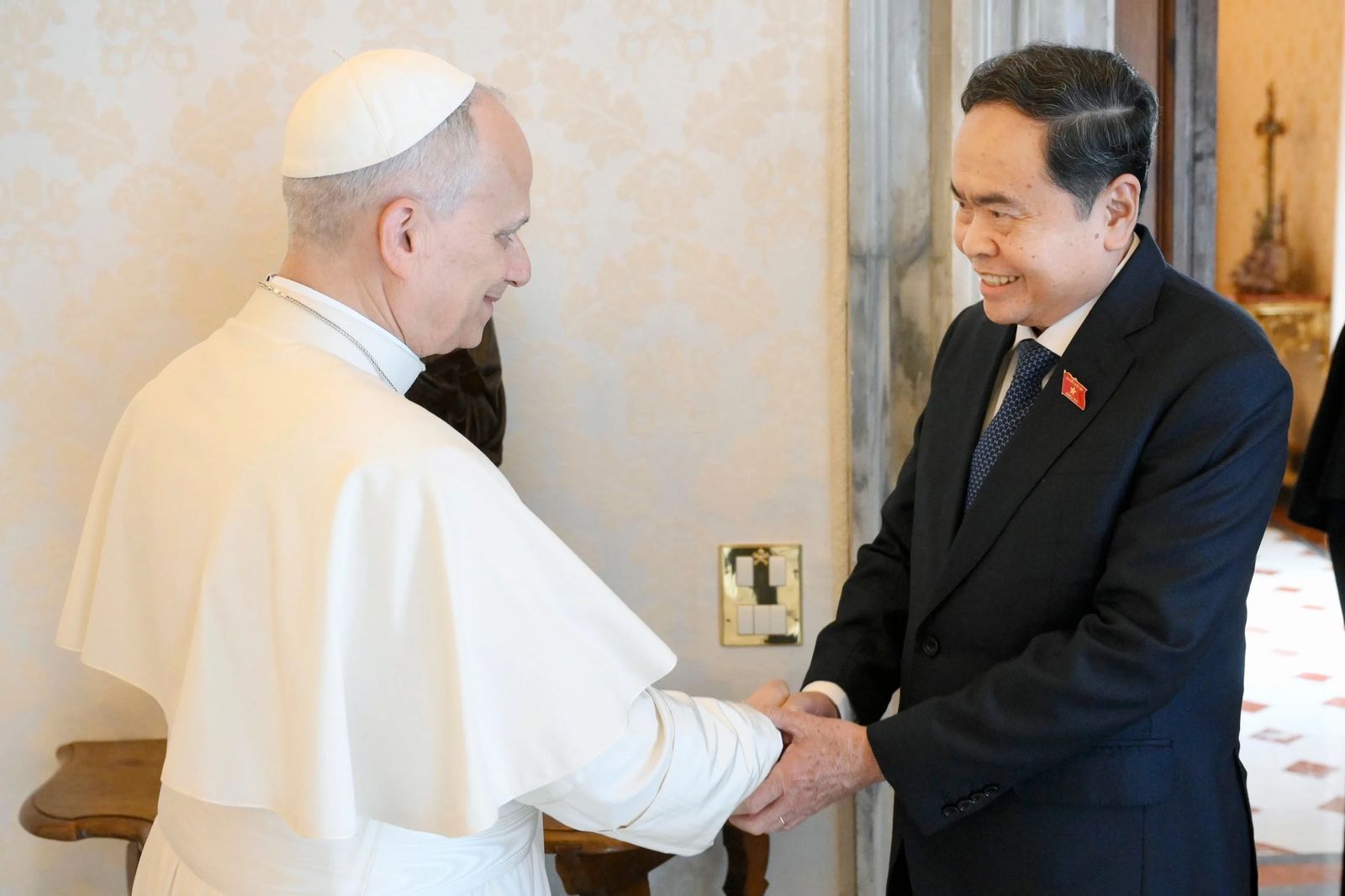 León XIV recibe aTran Thanh Man