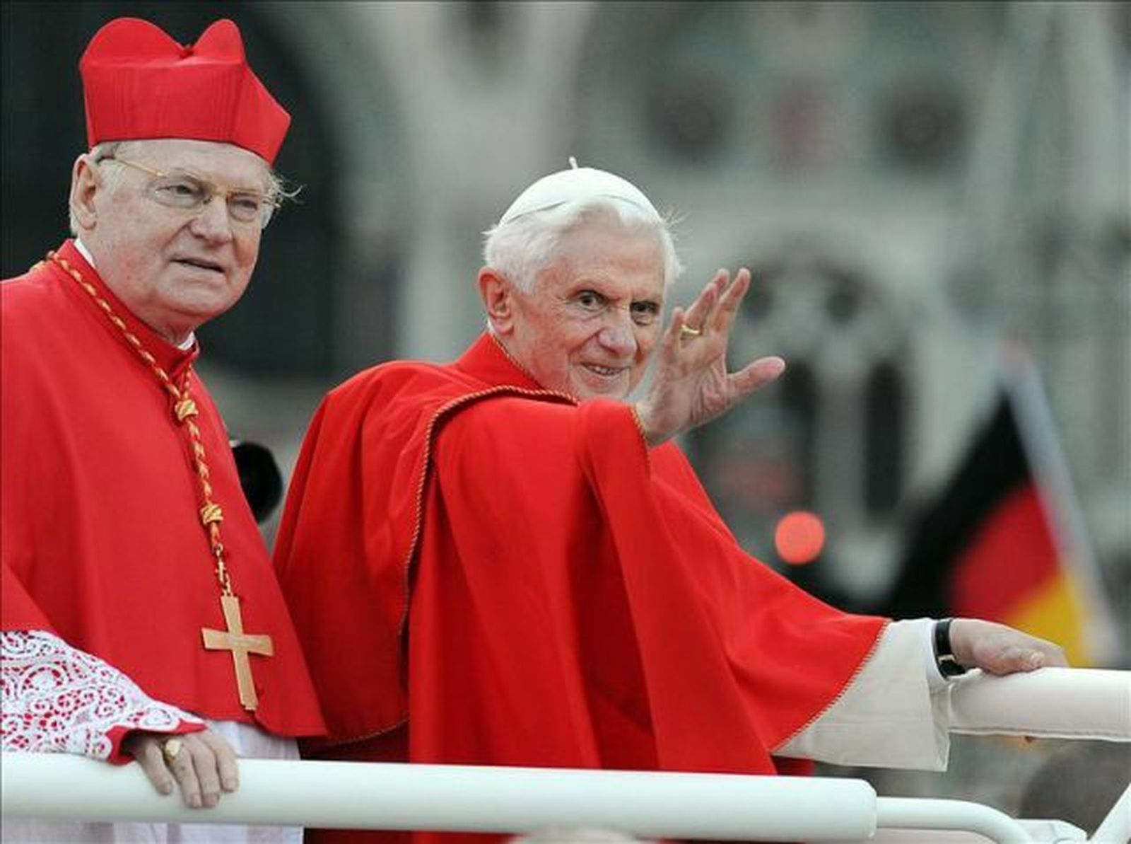 Benedicto y Scola en Venecia