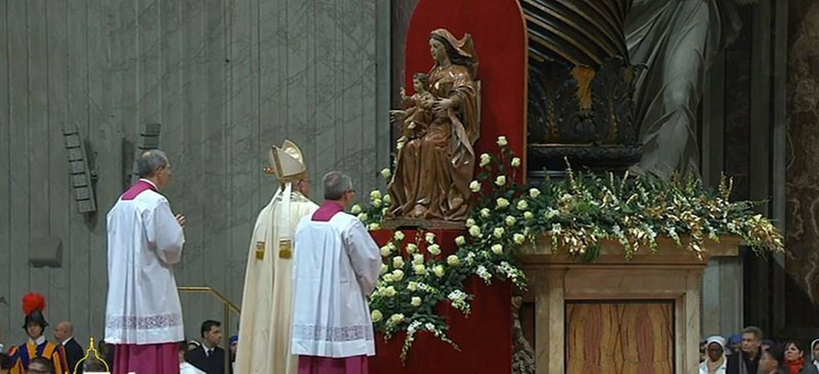 Papa y Santa María Madre