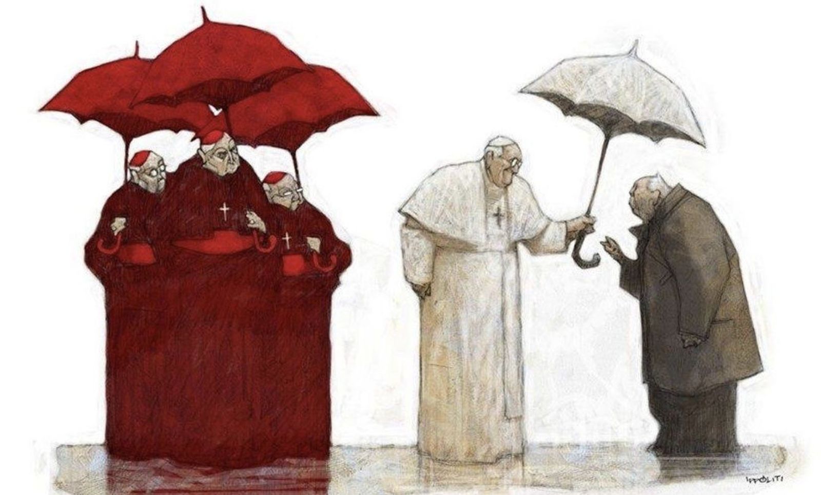 Francisco y los cardenales