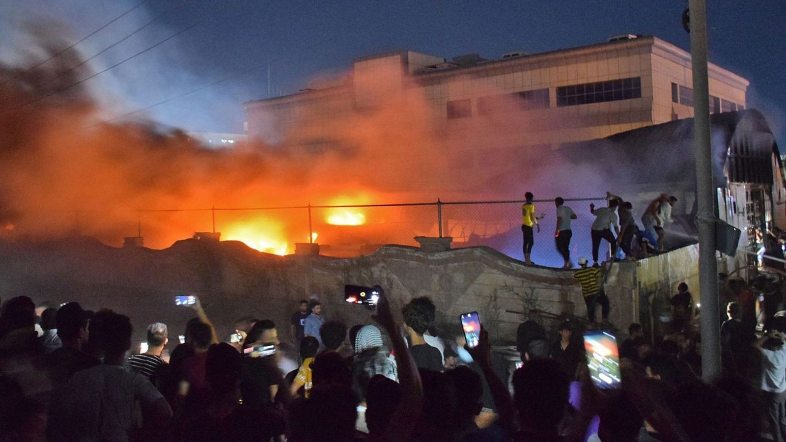 Nuevo incendio en un hospital Covid en Irak
