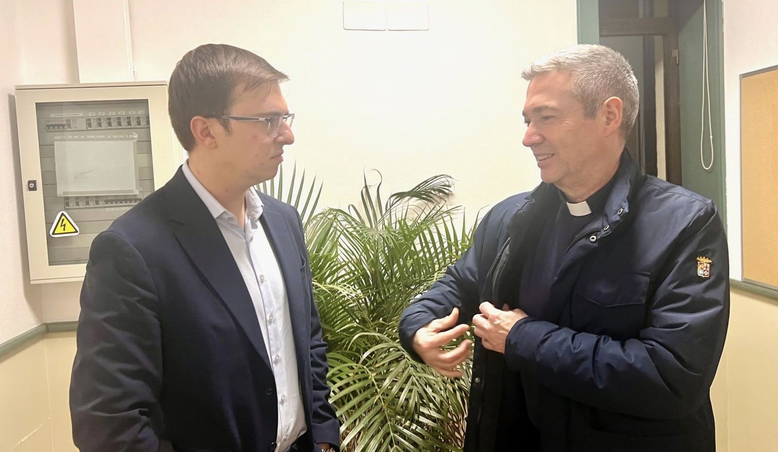 Bertomeu con un amigo tortosino