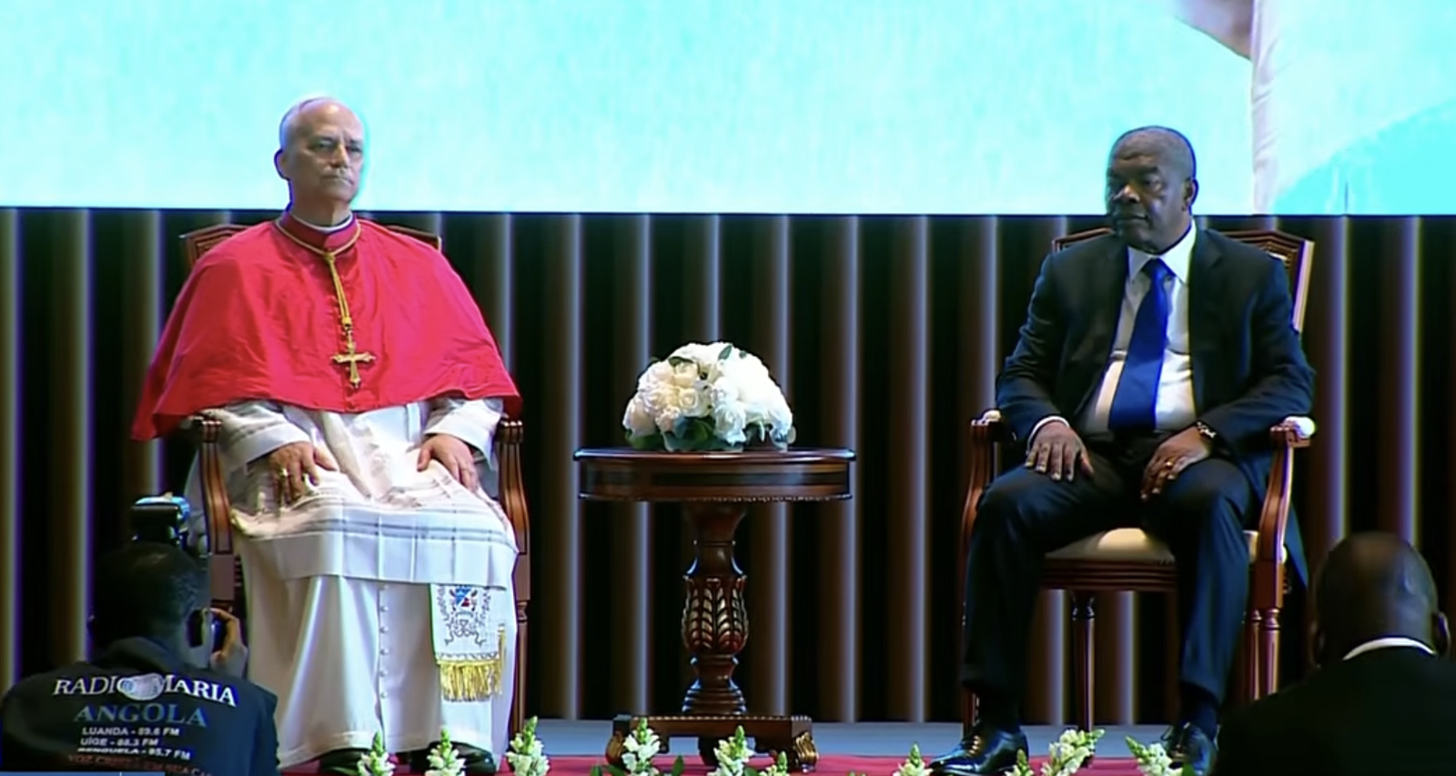 El Papa y el presidente Gonzalves