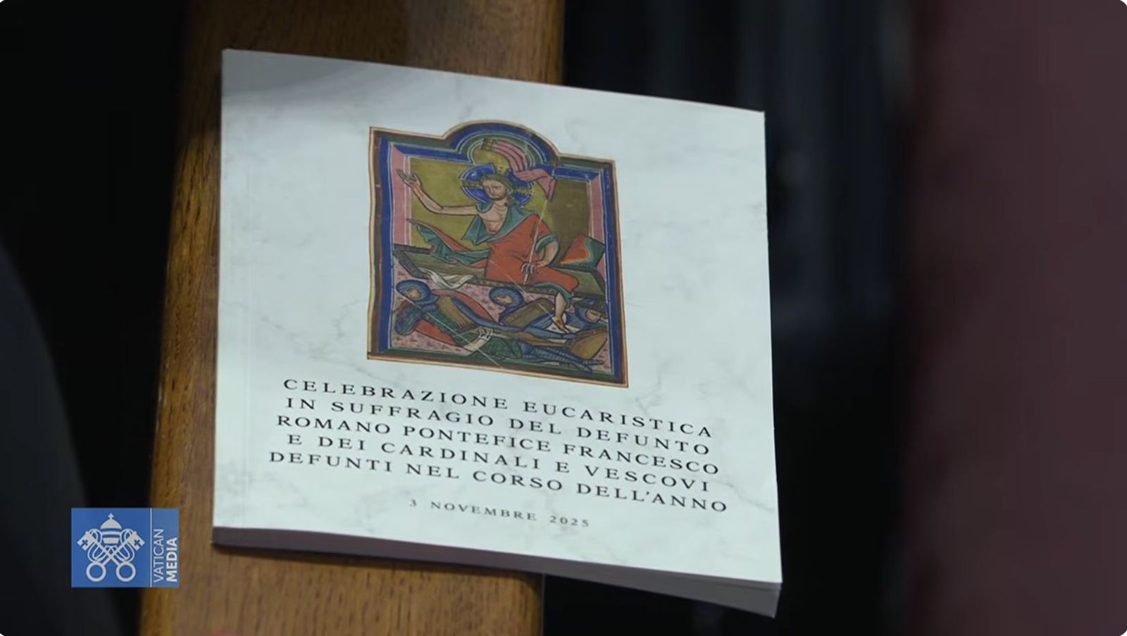 Libreto de la misa de difuntos por el papa Francisco