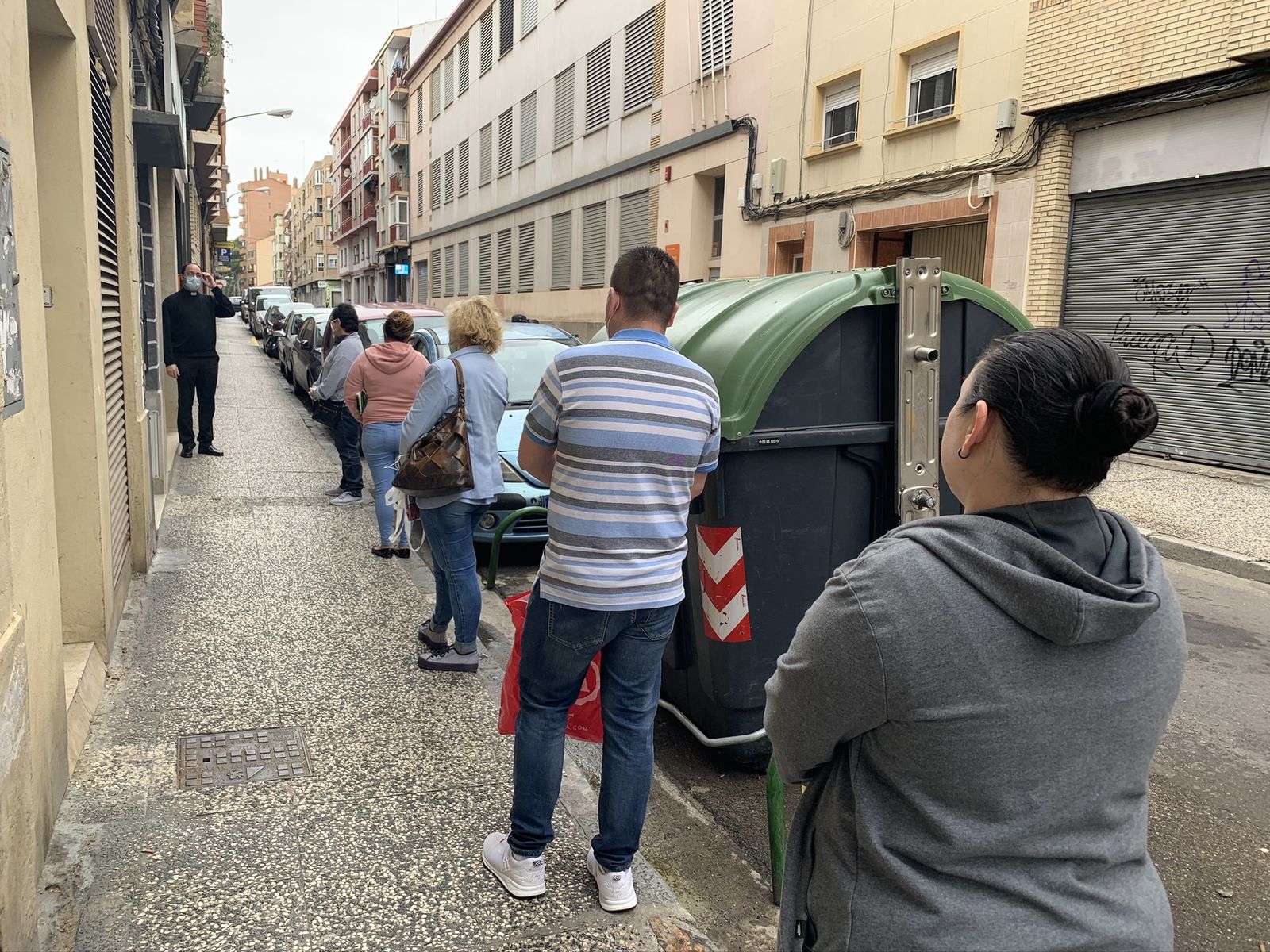 Reparto comidas. Archidiócesis de Zaragoza