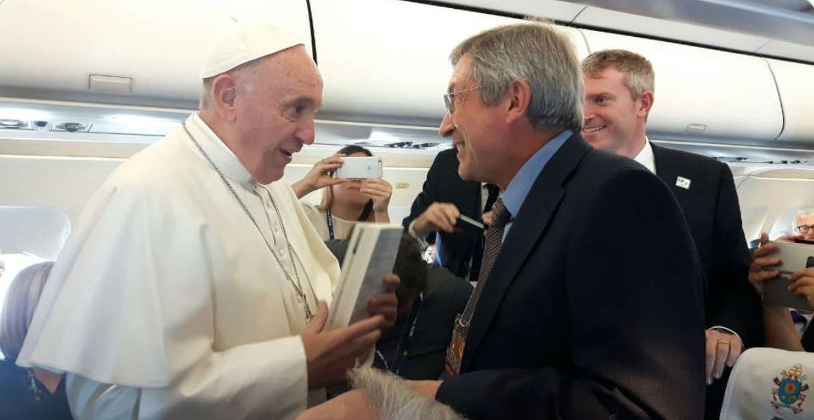 El Papa saluda a Boo