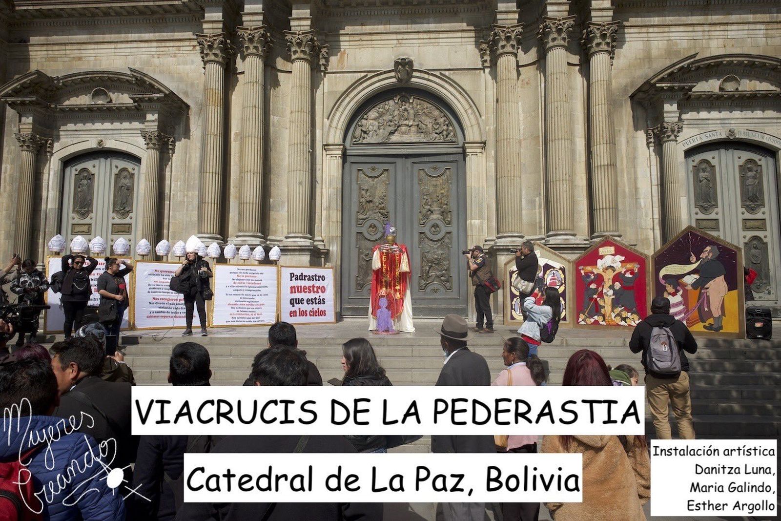 "Viacrucis de la pederastia". Bolivia