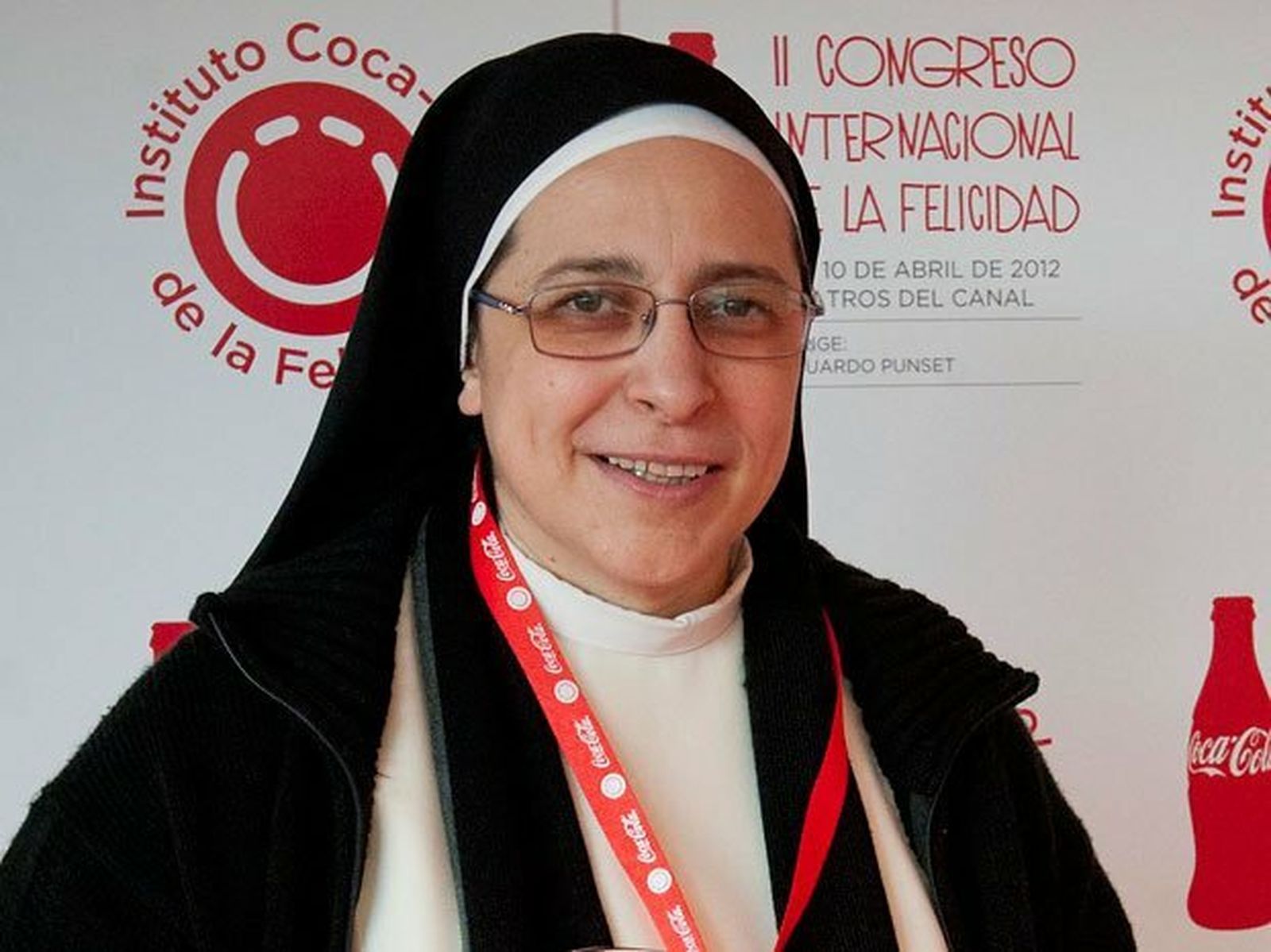 Sor Lucía, en un congreso