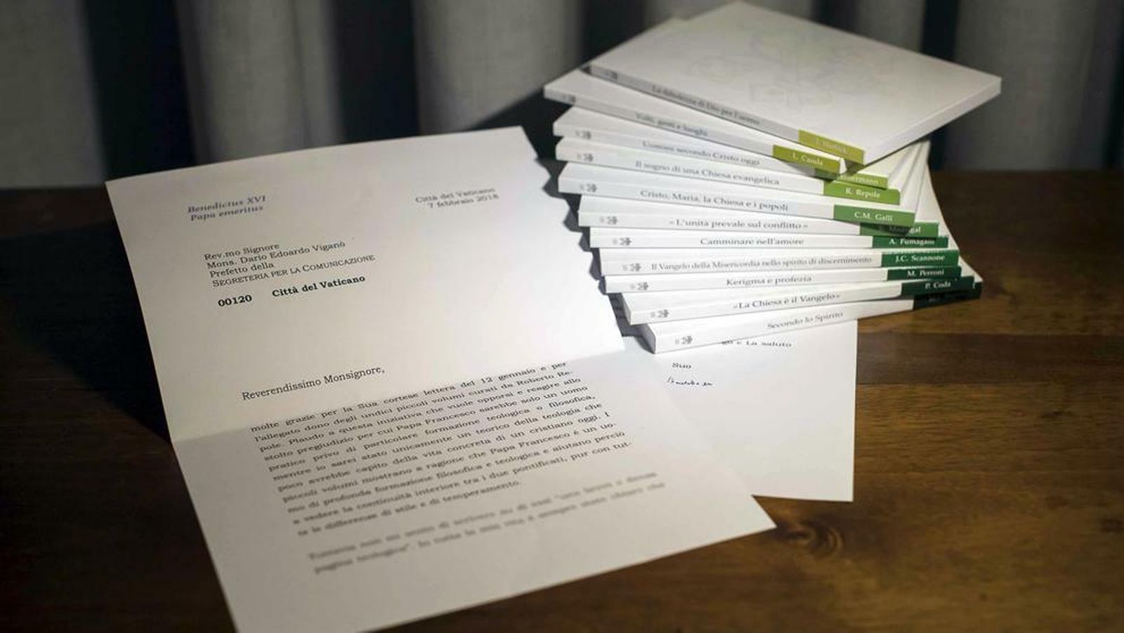 La carta de Benedicto