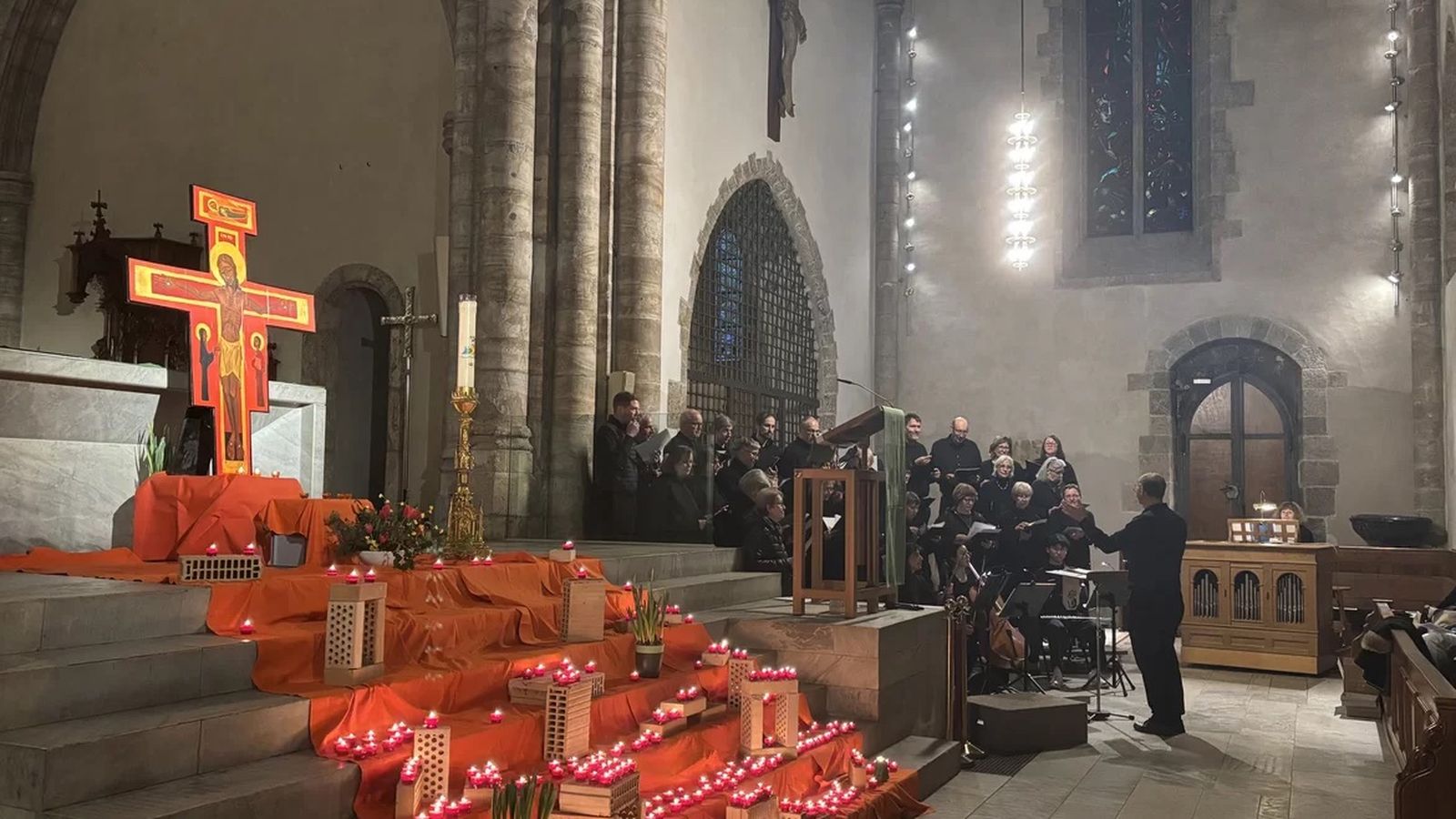 Misa en memoria de las víctimas en el incendio de Suiza