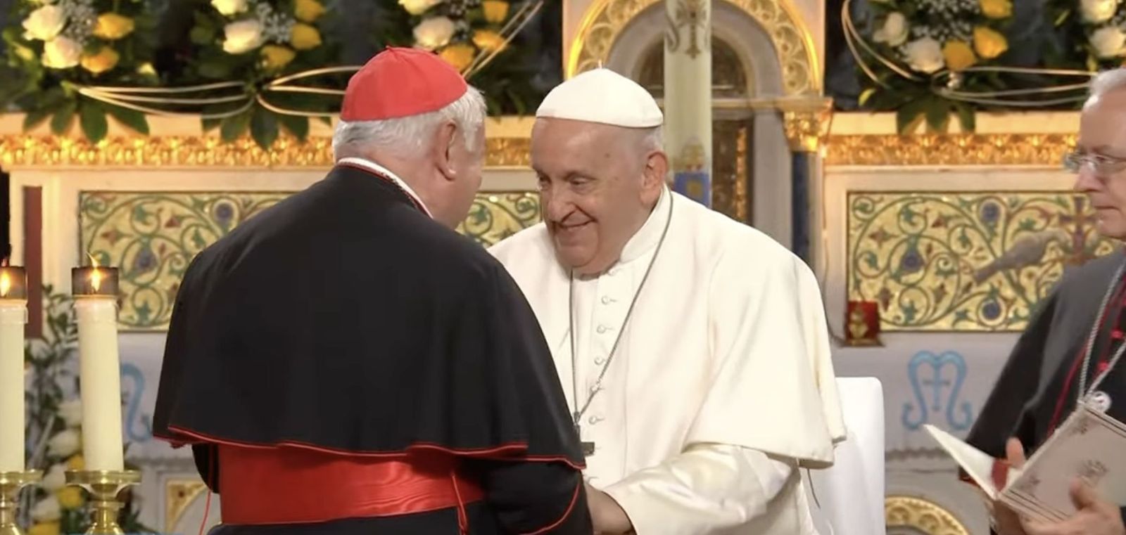 El Papa y cardenal Aveline