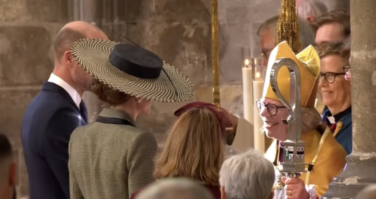 Sarah Mullally, junto a los príncipes de Gales