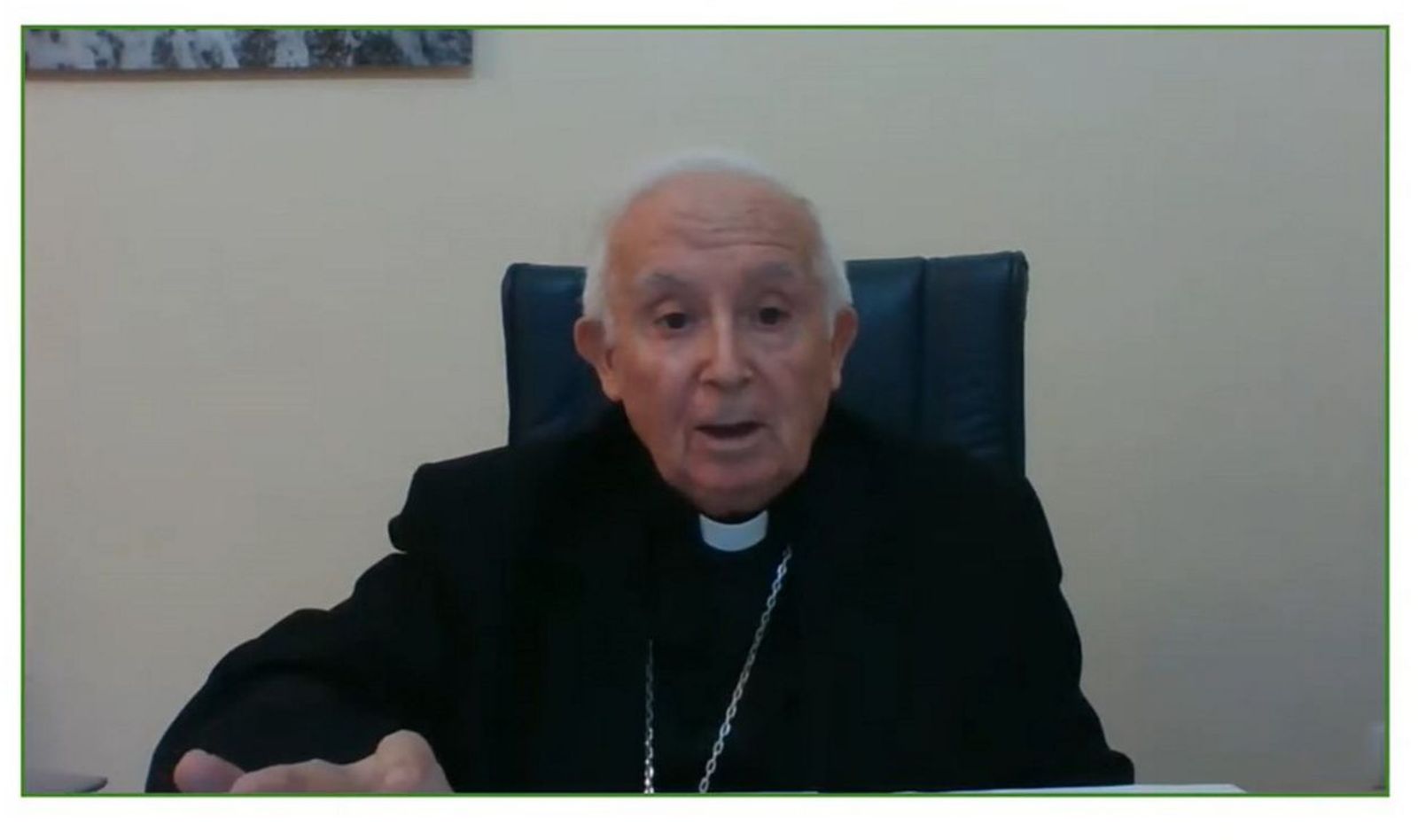 Cañizares, en la retransmisión del acto