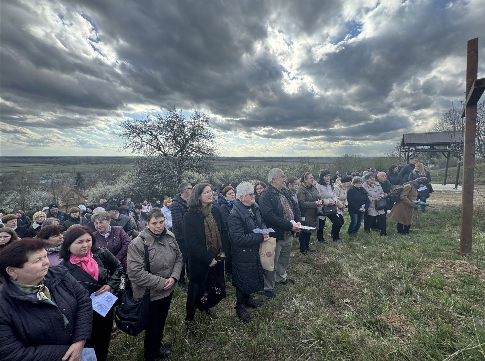 Vía crucis en Mukachevo, Ucrania