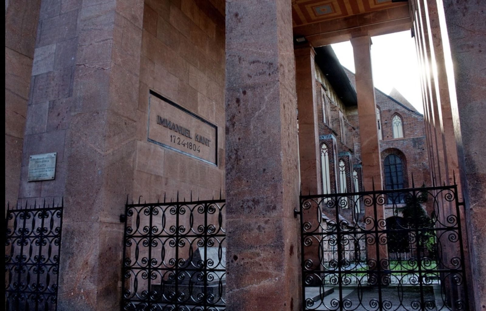 Tumba de Kant, en la actual Kaliningrado