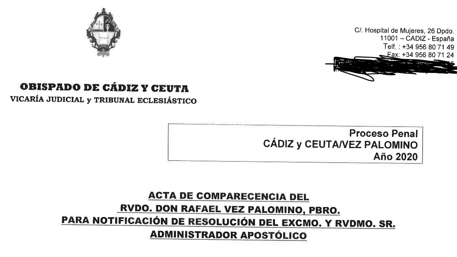 proceso contra Rafael Vez