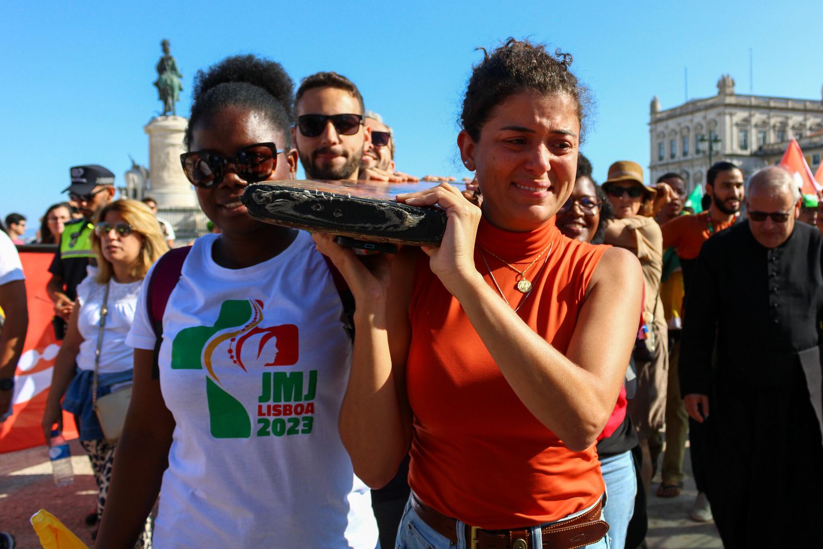 Con la cruz de la JMJ23 ya en Lisboa