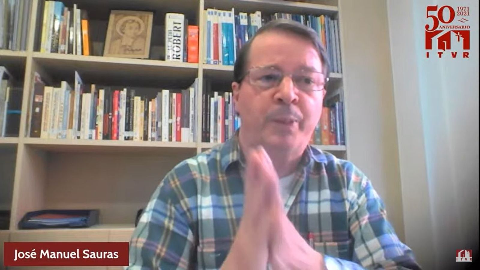 José Manuel Sauras durante su intervención.